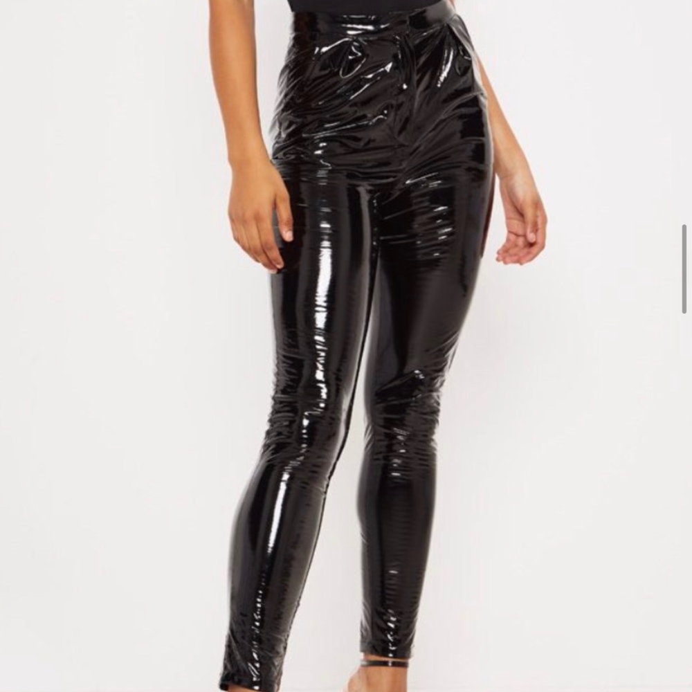 COPY - Black Vinyl Pants